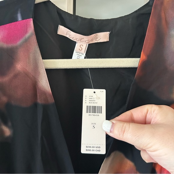 NWT Anthropologie Hutch Long Sleeve V Neck Wrap Maxi Dress - Picture 10 of 10